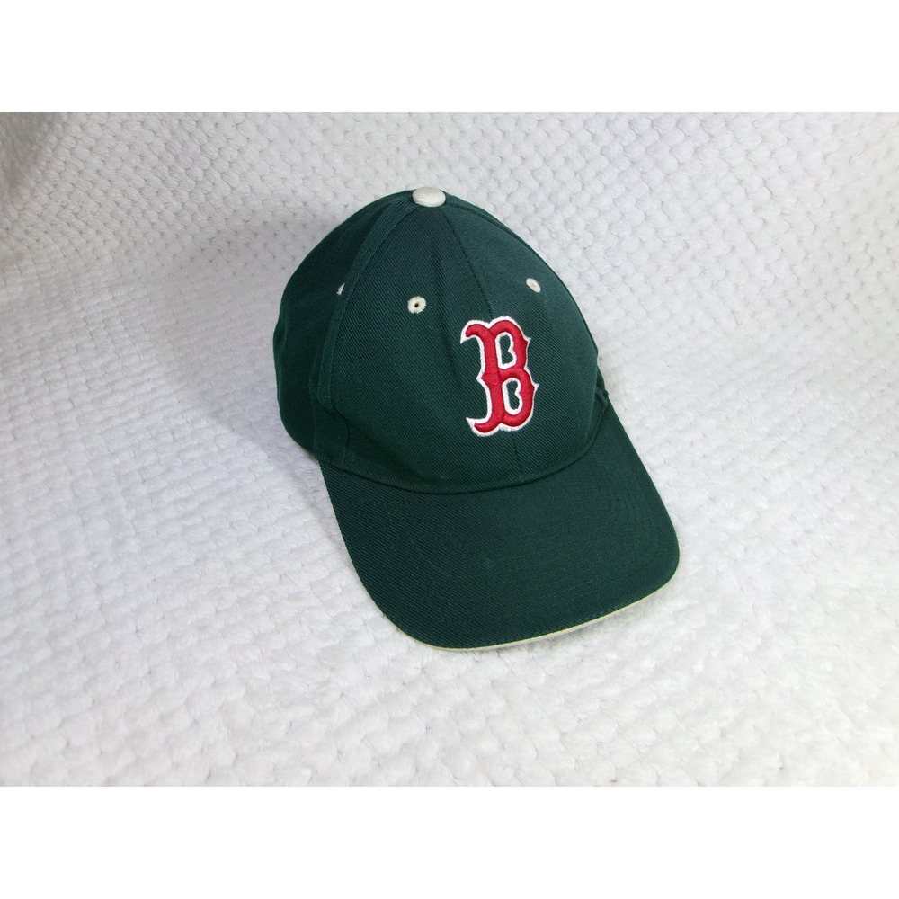 Unbranded Mens OSFM Baseball Hat Green Boston Red Sox Embroidered Cap